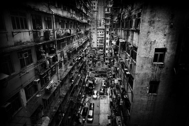 黑镜头：香港九龙的夜晚