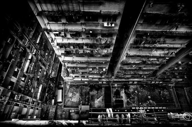 黑镜头：香港九龙的夜晚