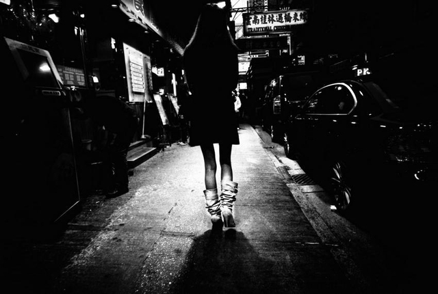 黑镜头：香港九龙的夜晚