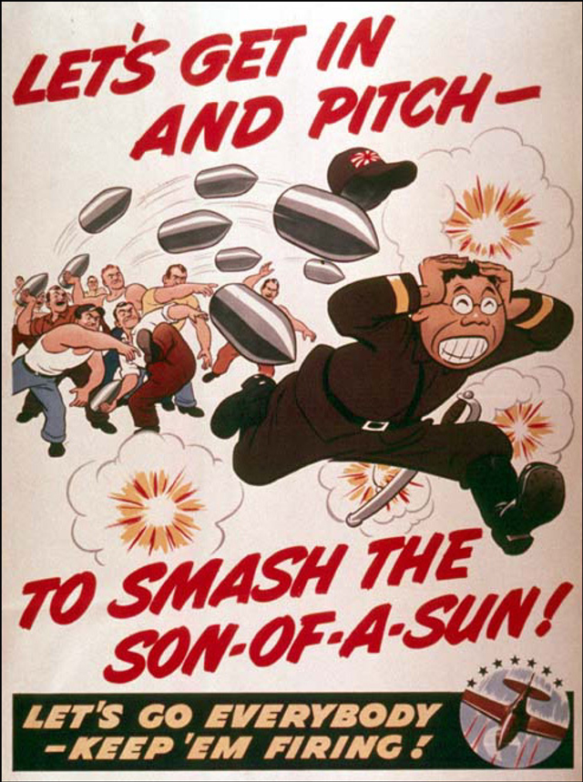 二战美国反日宣传画