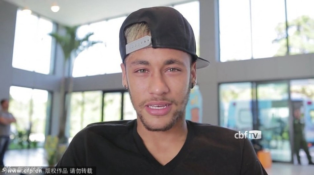 内马尔泪别世界杯