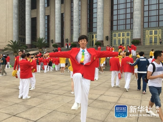 跳高选手张国伟