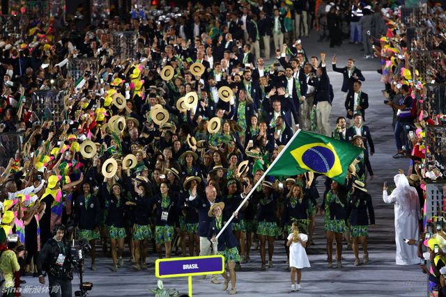 东道主巴西代表团