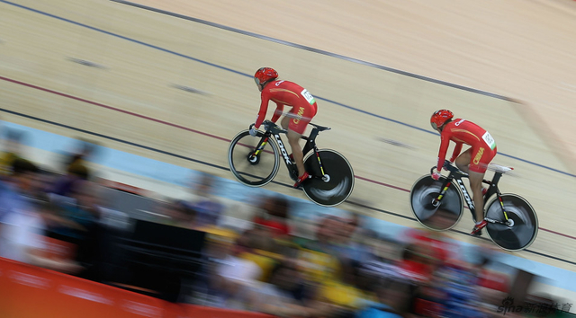 中国队在比赛中