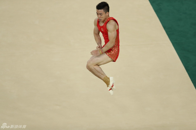 中国选手出战自由操