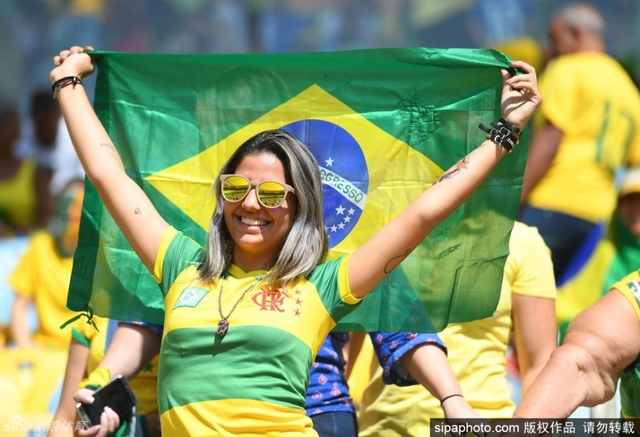 现场巴西球迷