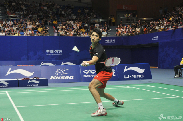 09中国羽毛球大师赛林丹比赛中