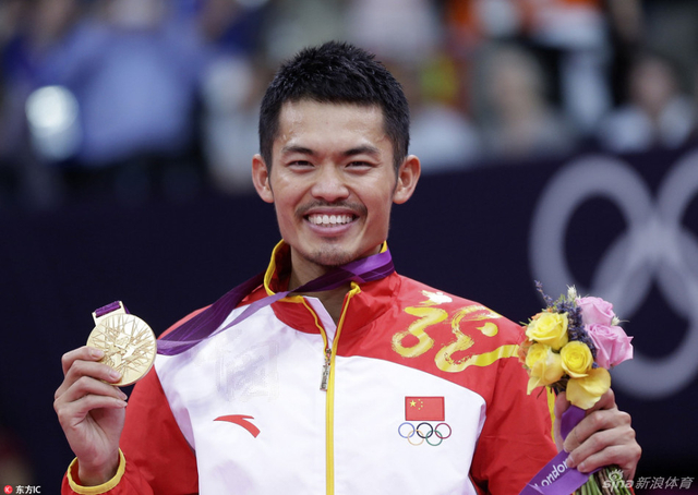 伦敦奥运会羽毛球男单决赛，林丹夺冠