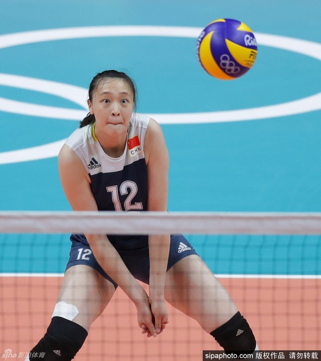 惠若琪在比赛中