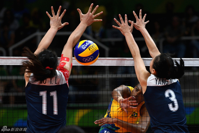 中国队双人拦网