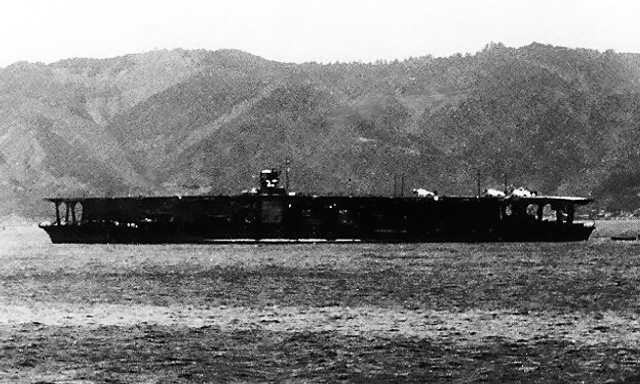 偷袭珍珠港的日军旗舰“赤城”号航母