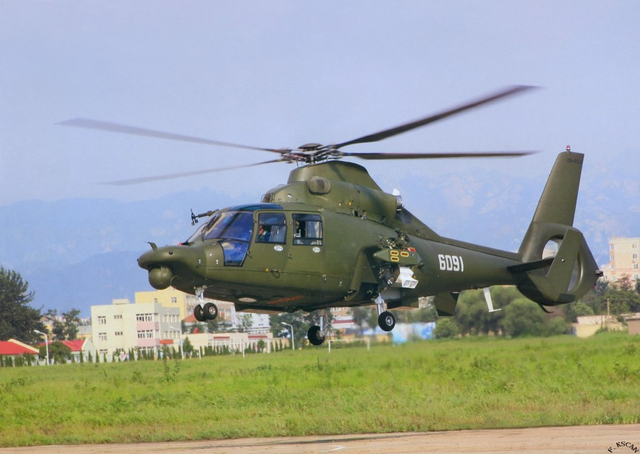 资料图：解放军陆航部队装备的武直9WA直升机