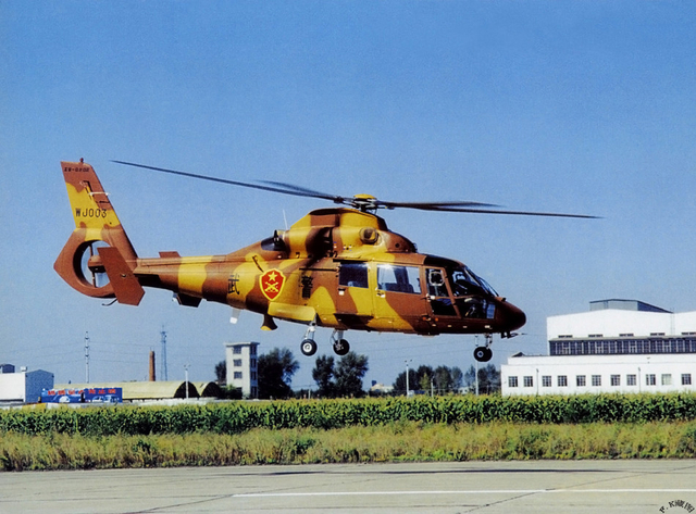 资料图：中国武警部队装备的直9直升机