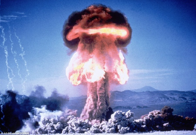 美国核试验沙漠航拍图曝光