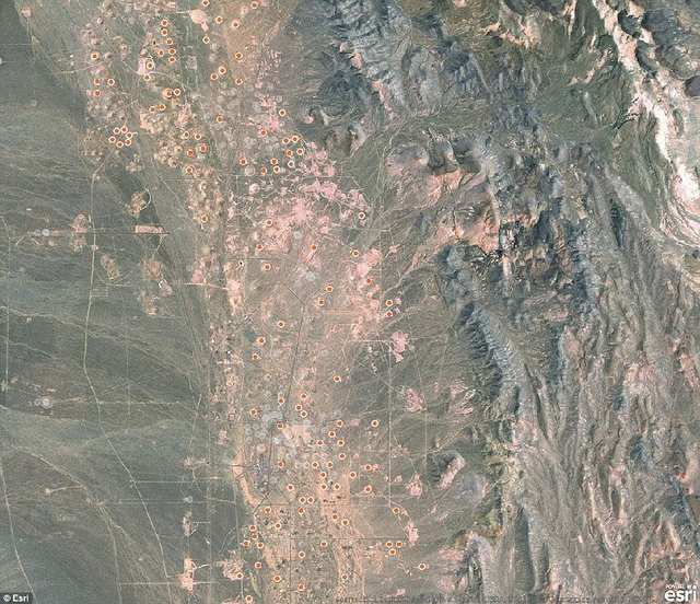 美国核试验沙漠航拍图曝光