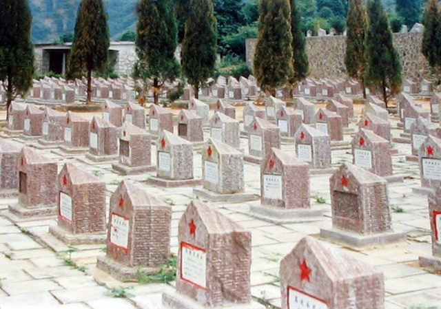 烈士陵园里安眠的对越自卫反击战牺牲烈士