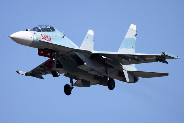 越南空军最强大的战机型号Su-30MKV