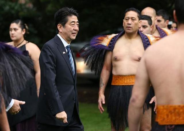 毛利武士一声吼安倍欲跪