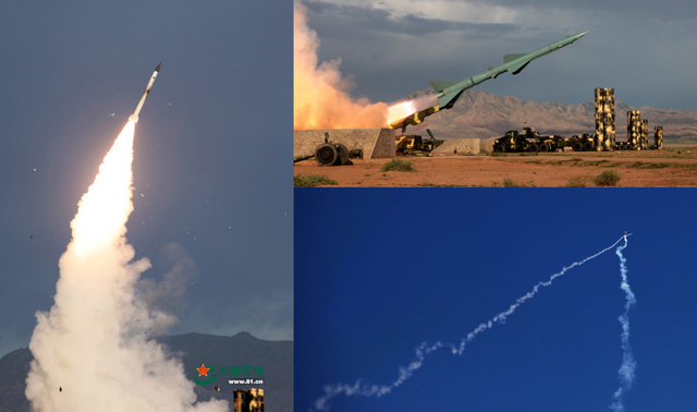 我防空弹击毁目标瞬间照