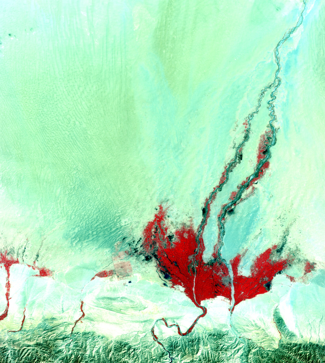 中国首曝高分一号卫星拍摄照片