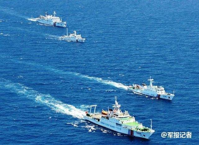 海警巡航钓鱼岛领海