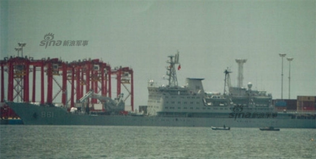 925型潜艇支援舰861长兴岛号