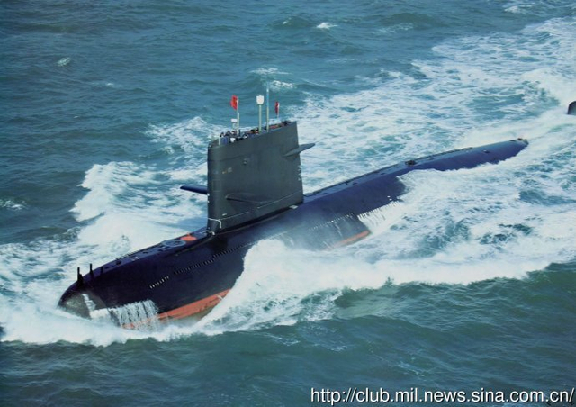 资料图：中国海军宋级常规潜艇