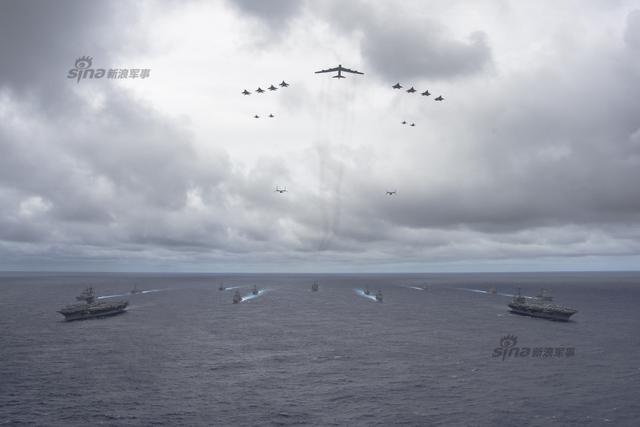 美海军勇敢之盾大秀武力