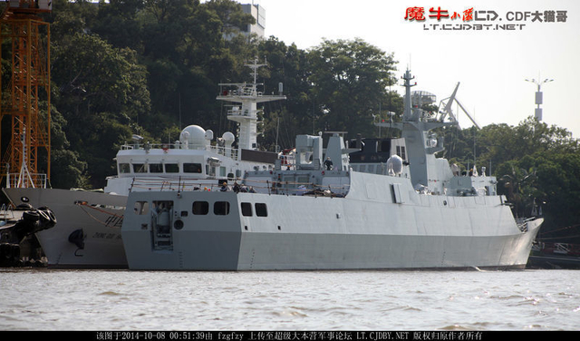 反潜版056舰增添新设备