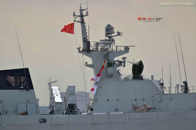 反潜版056型护卫舰出海测试画面