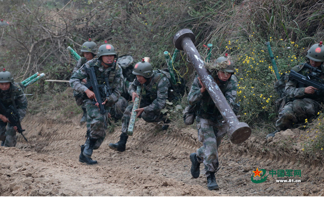 演习中的人工破障2