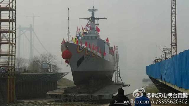 F91隐身舰曝光中国最新造船成果