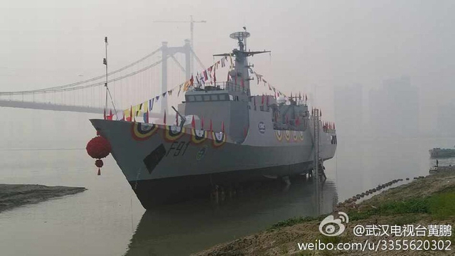F91隐身舰曝光中国最新造船成果