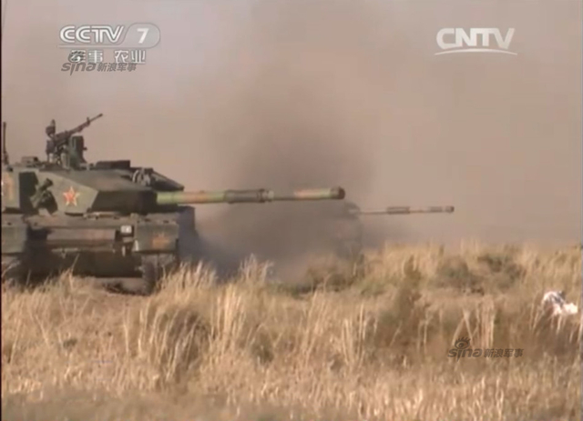 99A主战坦克大漠冲锋