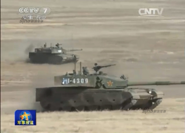 99A主战坦克大漠冲锋