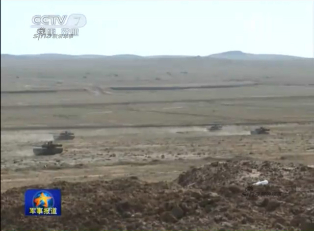 99A主战坦克大漠冲锋