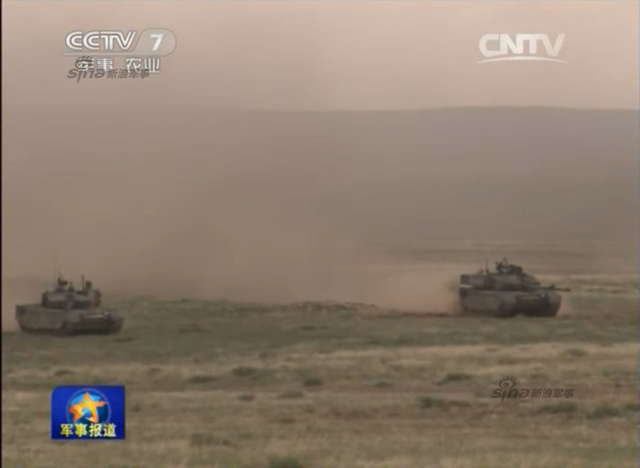 99A主战坦克大漠冲锋