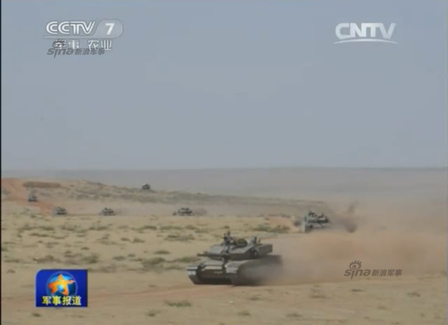 99A主战坦克大漠冲锋