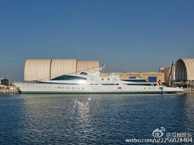 阿联酋土豪将战舰改游艇