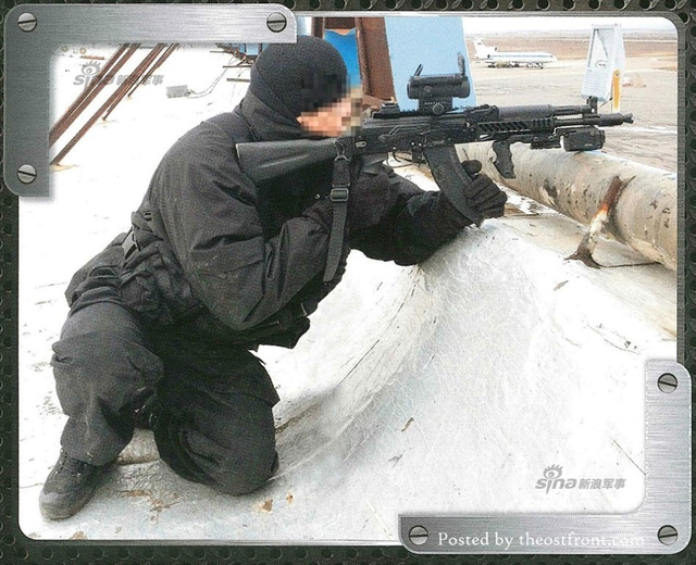 俄军曝光精锐“阿尔法”特种部队年度猛照 