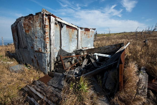 破旧IS3坦克“镇守”北方四岛之色丹岛