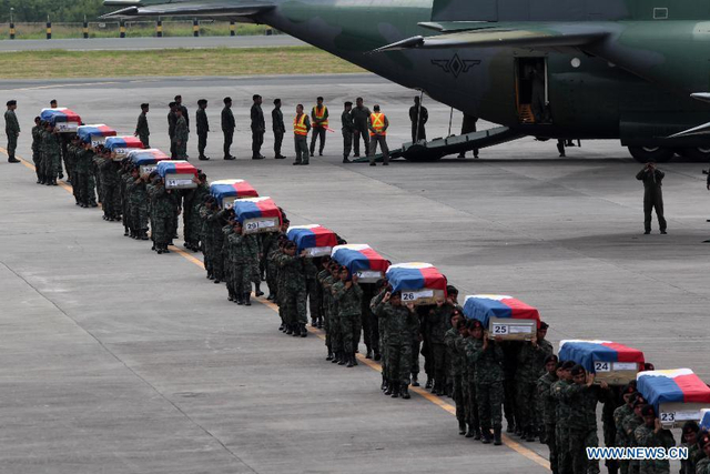 菲律宾南部警匪遭遇战中牺牲44名特警