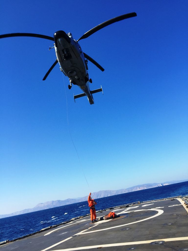 解放军与希腊海军军演画面曝光