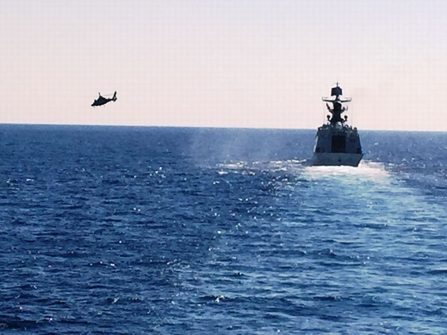 解放军与希腊海军军演画面曝光