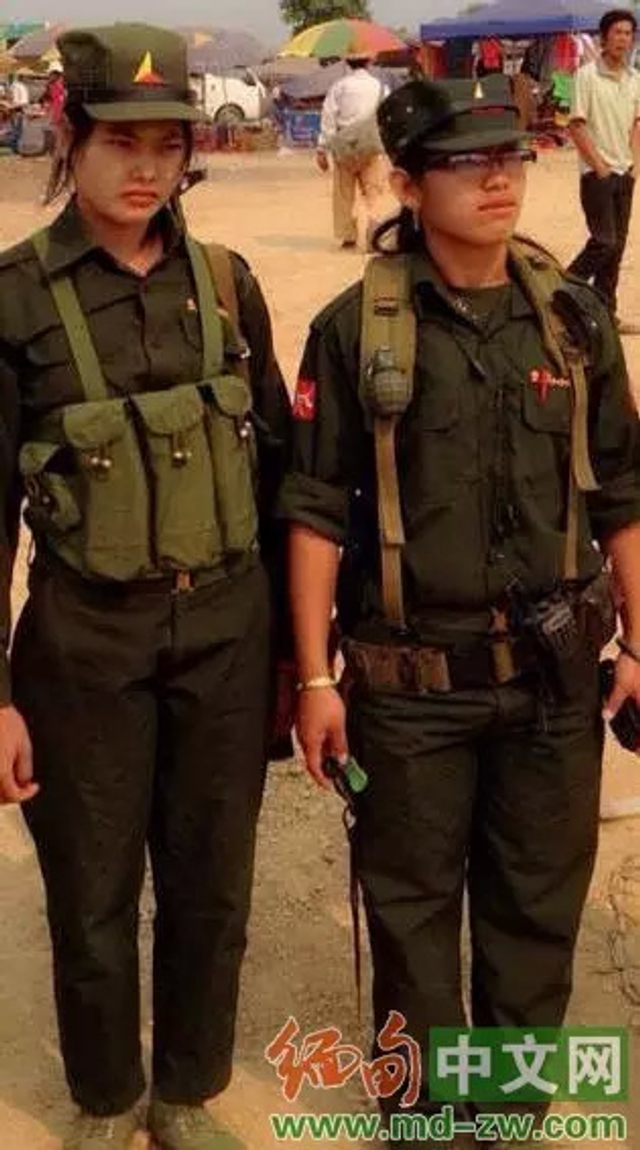 缅甸女民兵很甜很纯洁