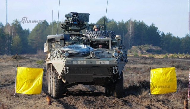 美军与立陶宛军队进行联合军演