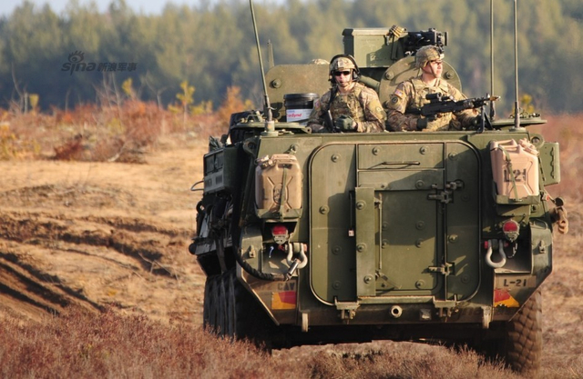 美军与立陶宛军队进行联合军演