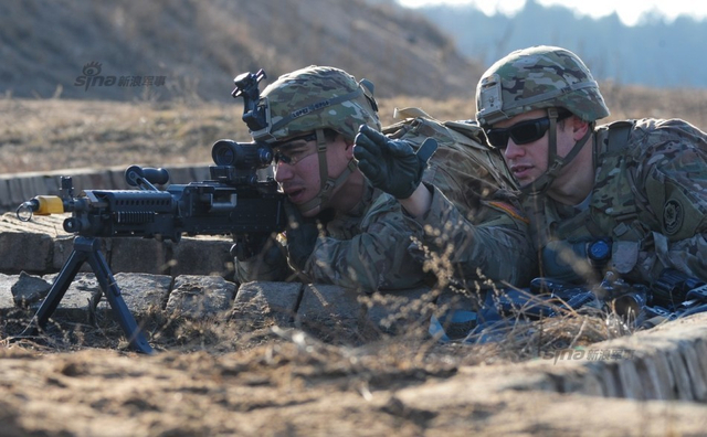 美军与立陶宛军队进行联合军演