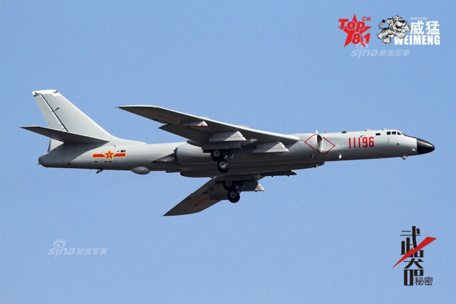 红色达摩克利斯之剑：中国轰-6K巡航导弹轰炸机