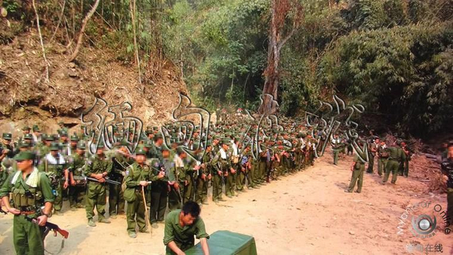 果敢同盟军决战前举行誓师大会